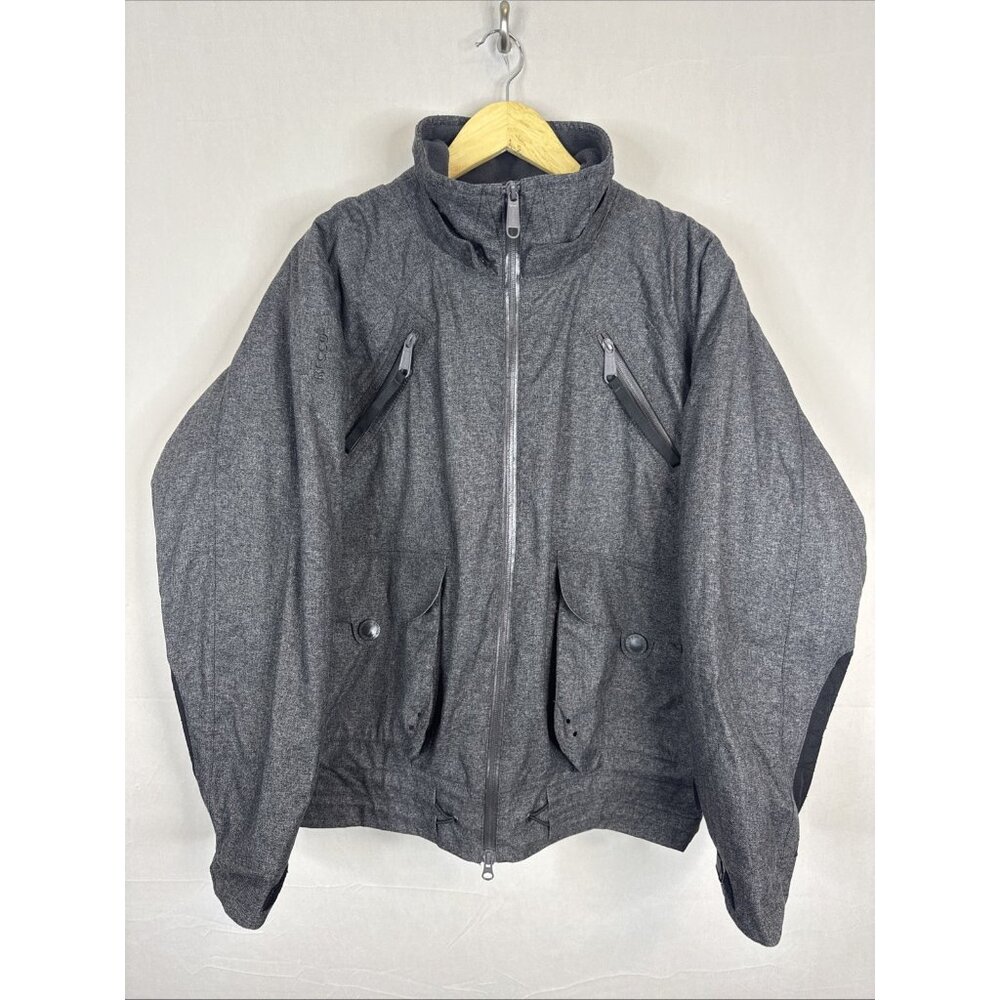 Adidas By Stella McCartney Ski Jacket Women’s L Grey Winter Insulated No Hood